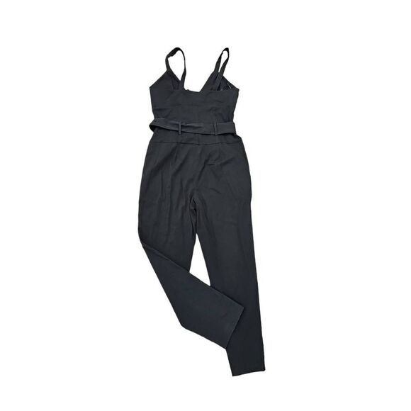 Reiss Sola Button Through Jumpsuit in black Sz 4 - Picture 7 of 8
